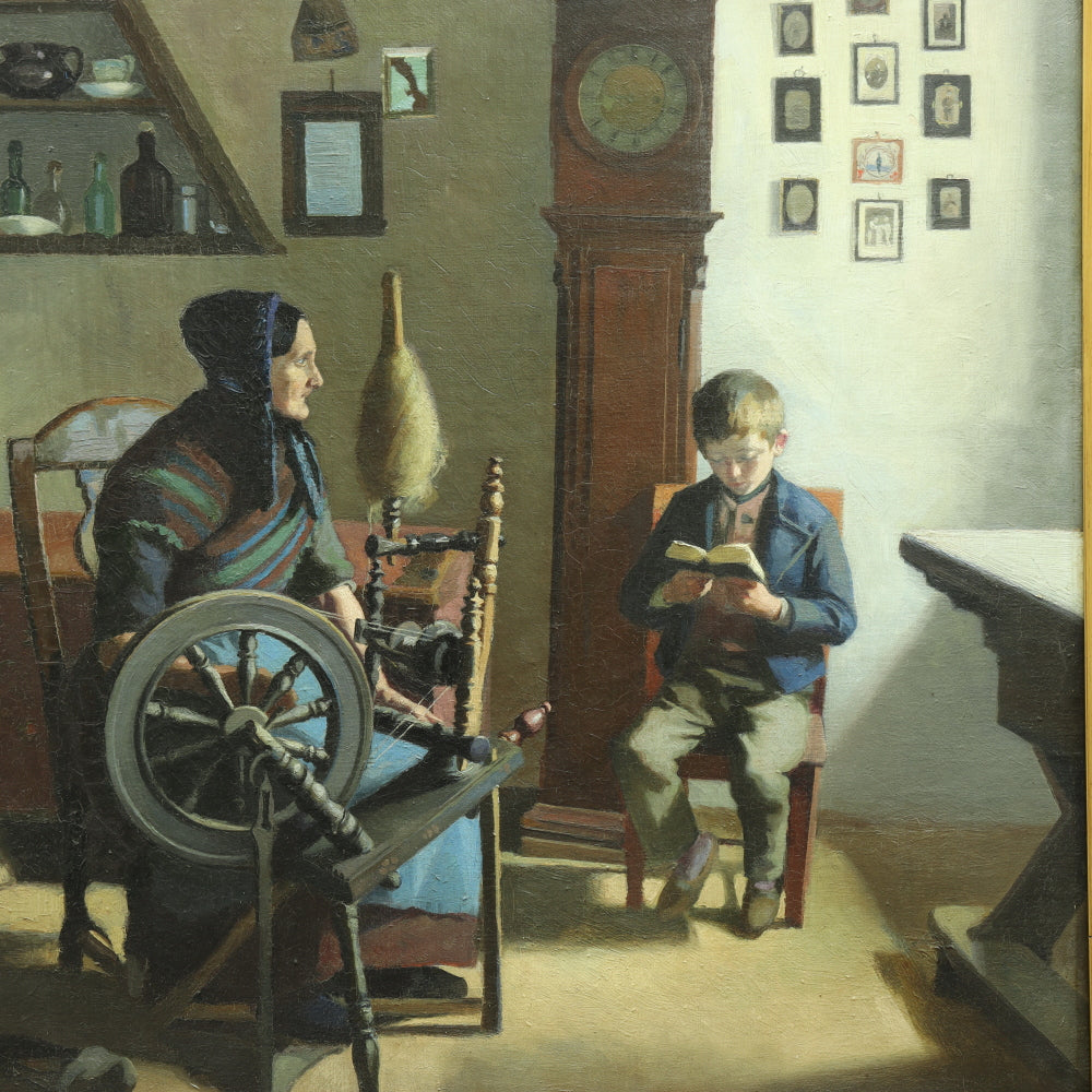 AW073: Niels Christian Hansen "The Pupil" - Oil on Canvas