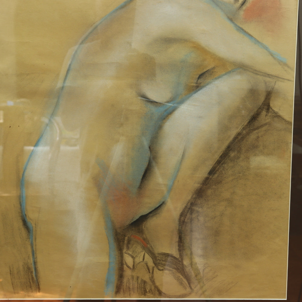 AW5-016: Arthur B. Carles "Angele Nude" Pastel on Paper Circa 1922
