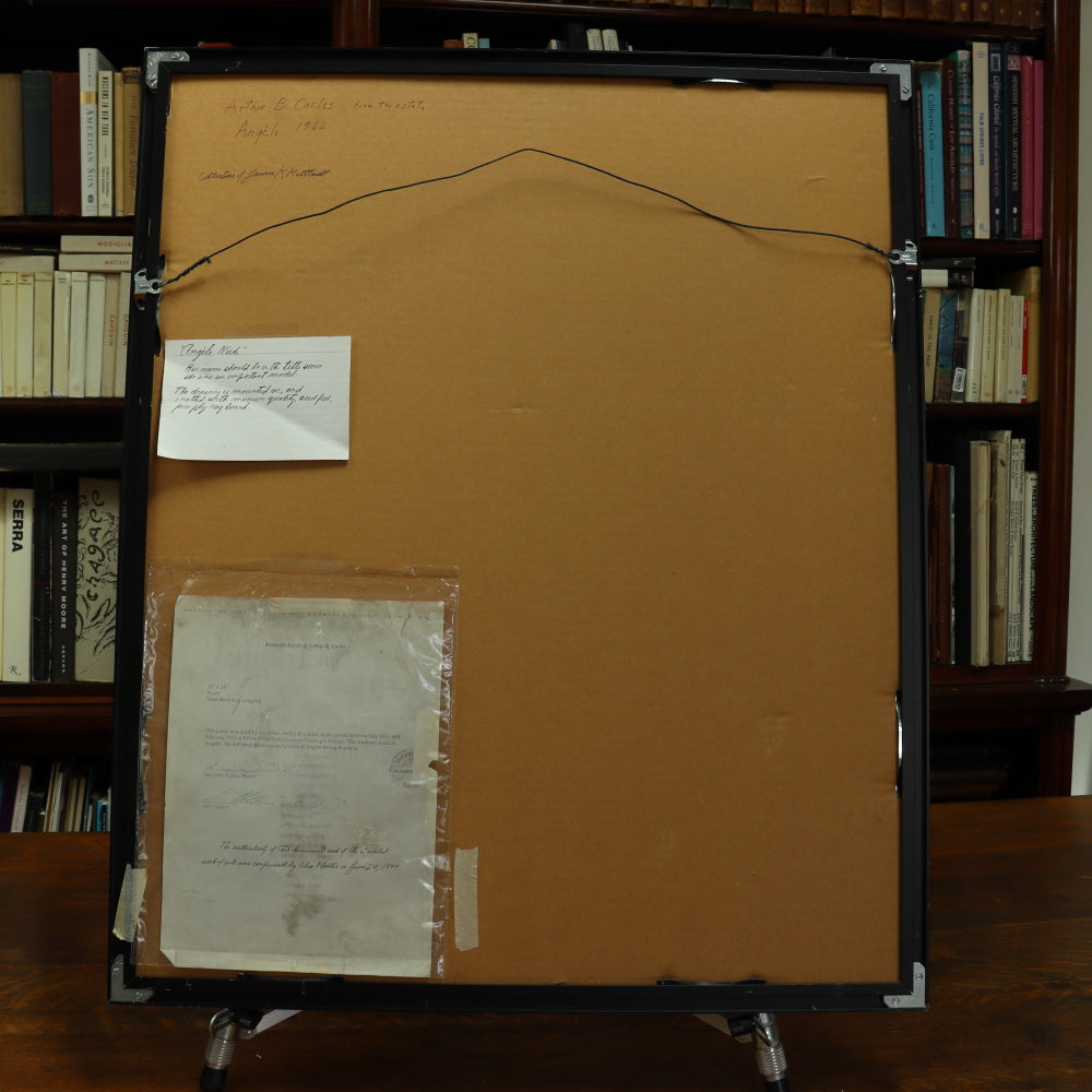 AW5-016: Arthur B. Carles "Angele Nude" Pastel on Paper Circa 1922