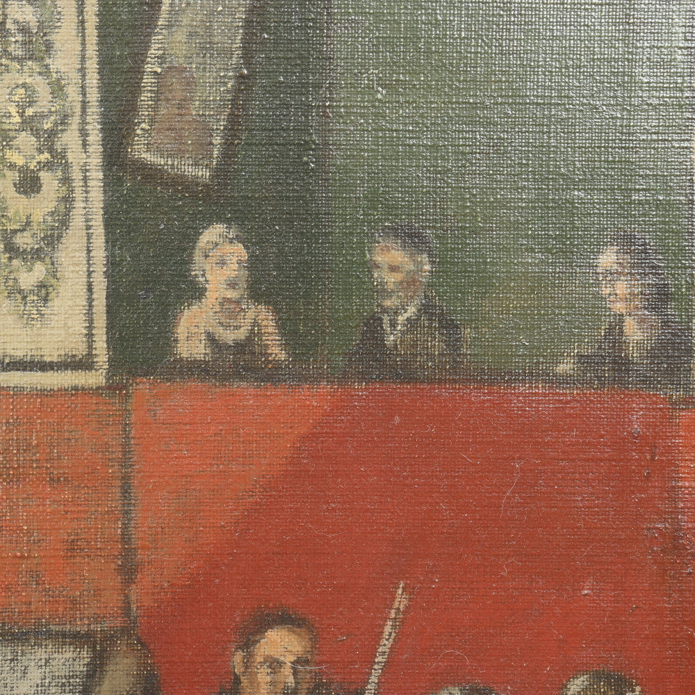 AW475: Edmund Quincy "Vaudeville B. Sq. Theatre Boston) - Oil on Canvas