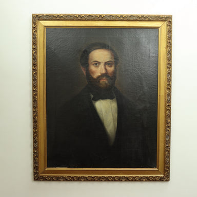 Victorian Portrait of a Bearded Gentleman Mid 19th Century  | Work of Man