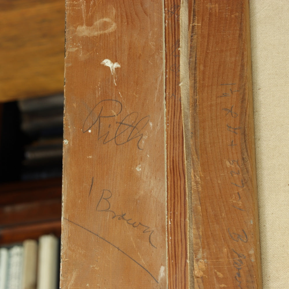 AW155: French School Rue Norvins, Montmartre Oil on Belgian Linen Painting