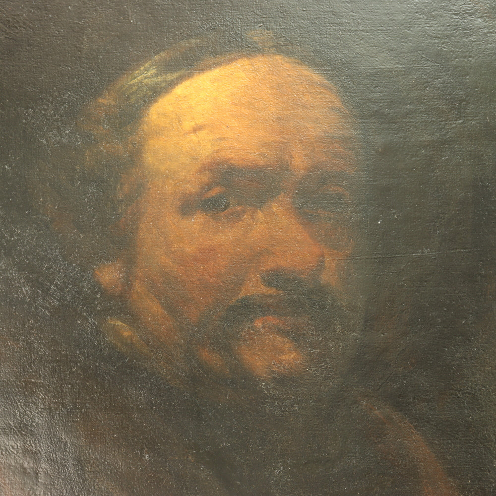 AW767: Federico Alessandro Ciappa Early 19th Century After Rembrandt's "Self Portrait of an Old Man"