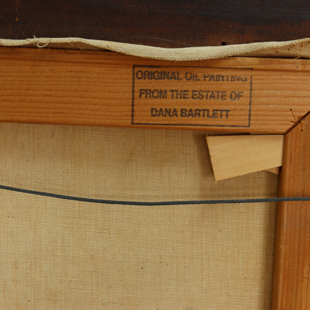 AW039: Dana Bartlett California Impressionist Landscape Oil on Canvas