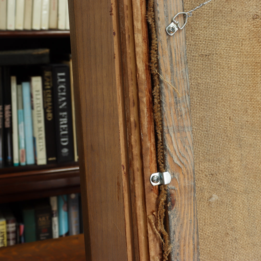 AW794: A Bryg Cubist Avante Garde Painting Man With Hat and Guitar