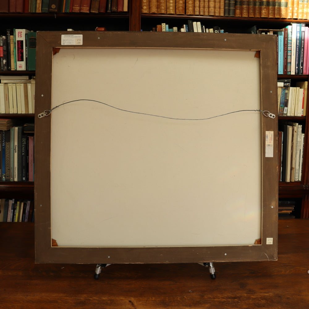 AW373: Arnold Blanch WPA ArtistAbstract Landscape Oil on Canvas