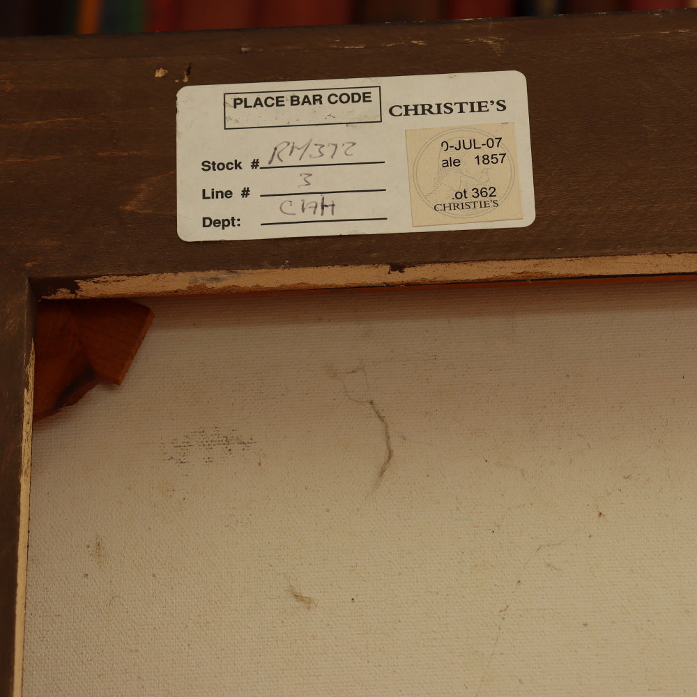 AW373: Arnold Blanch WPA ArtistAbstract Landscape Oil on Canvas