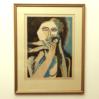 Ossip Zadkine "Woman With Dove" Serigraph | Work of Man