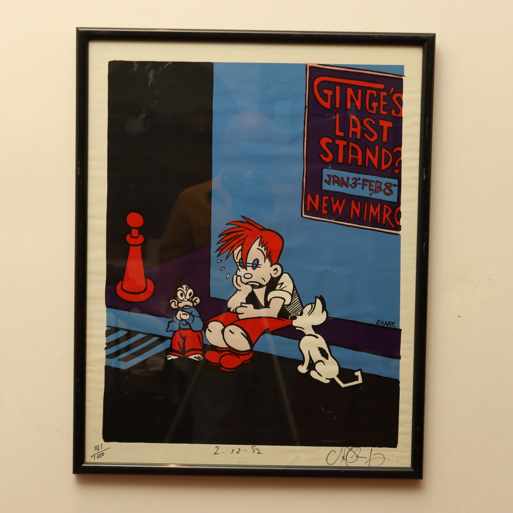 Martin Sharp Nimrod Ginge's Last Stand Serigraph | Work of Man