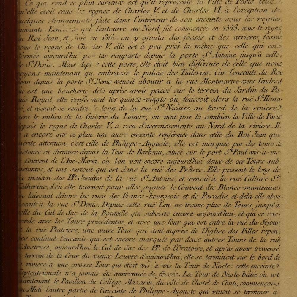 AW7-028: Guillaume Dheulland Plan en Perspective, De La Ville De Paris telle qu'ell etoit sous le Regne de Charles IX . . .