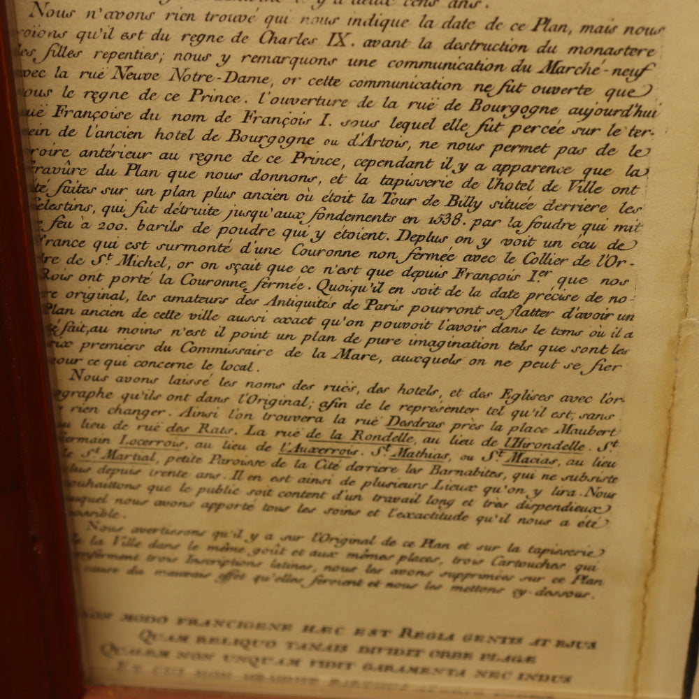 AW7-028: Guillaume Dheulland Plan en Perspective, De La Ville De Paris telle qu'ell etoit sous le Regne de Charles IX . . .