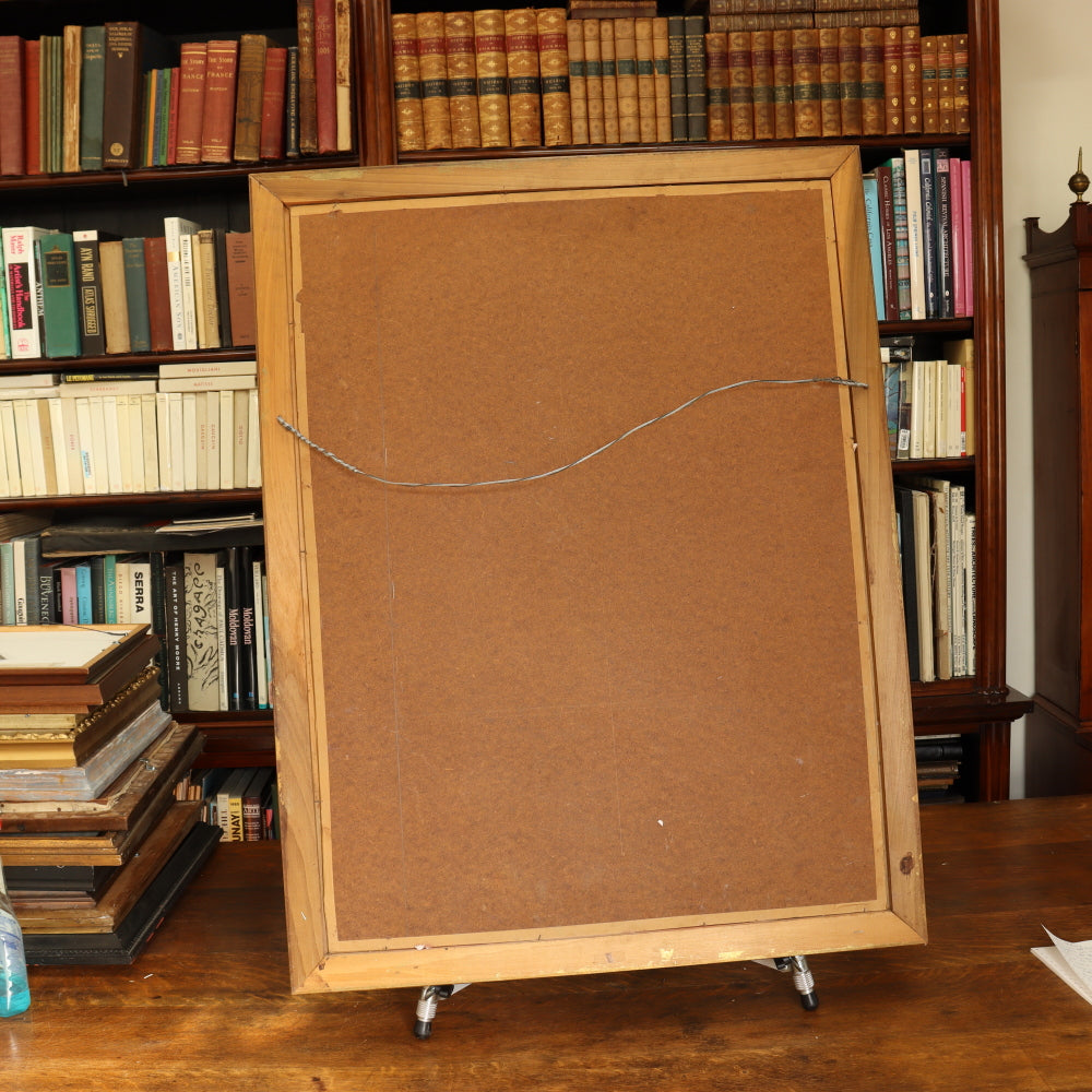 AW817: After Bernardino Luini Antique 19th Century Oil Painting Adoration of Christ