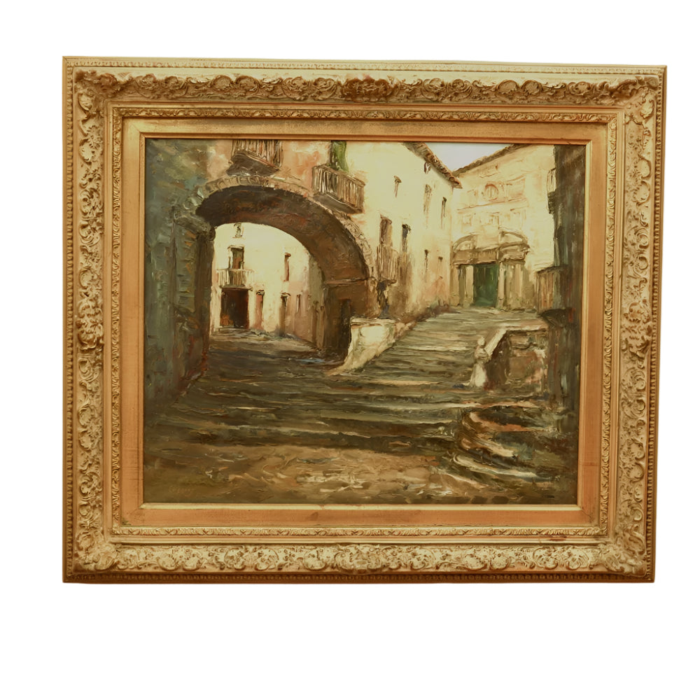 Manuel Cuberos Historic Architecture Oil Painting | Work of Man
