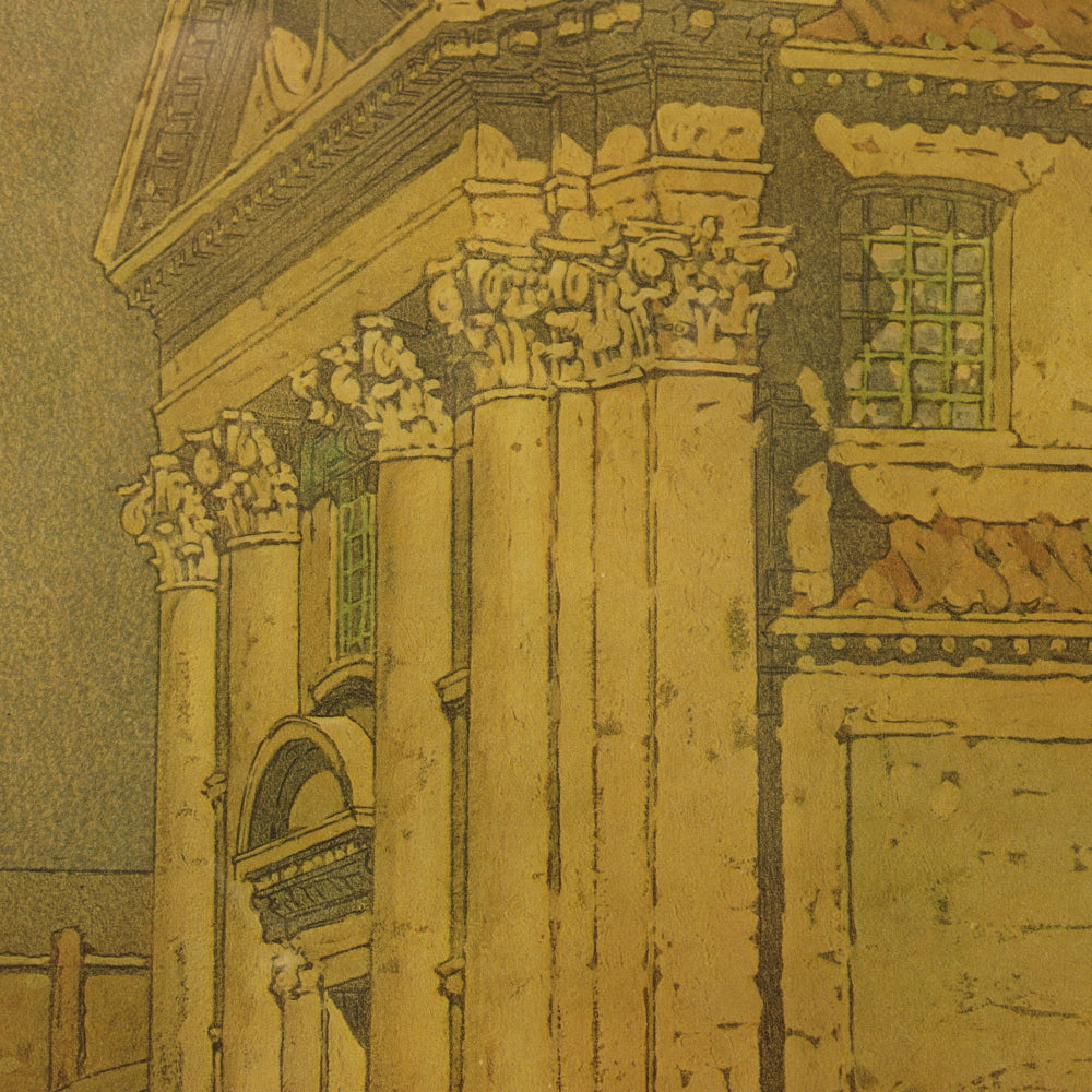 AW8-075: Jules Guerin Church of San Salvatore, Venice Chromolithograph