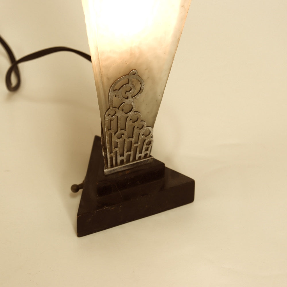 AL2-033: Antique Art Deco Table Top Night Lamp