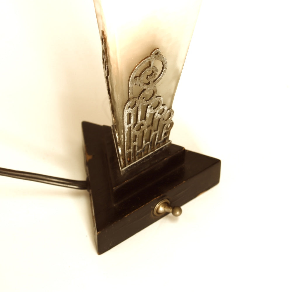 AL2-033: Antique Art Deco Table Top Night Lamp