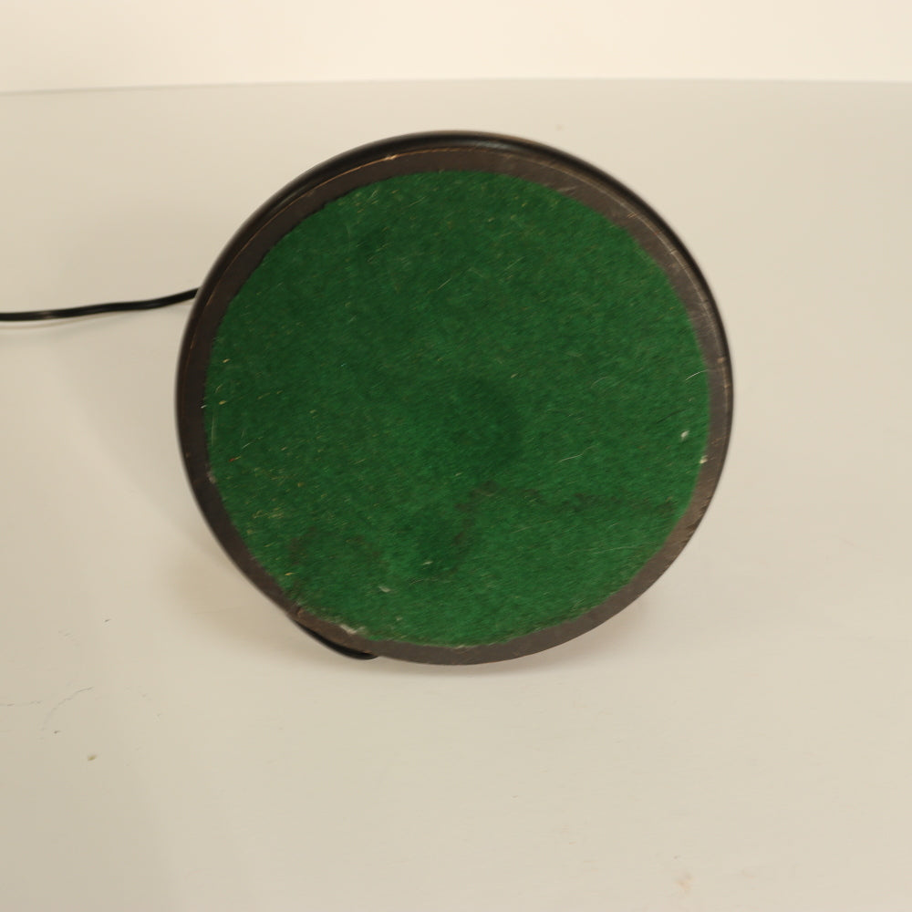 AL2-031: Antique Gilt Bronze Statue of Dog Mounted as a Lamp