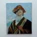 Portrait of a Persian Elder With Staff Oil on Canvas Painting | Work of Man