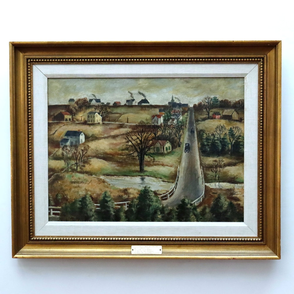 Arnold Blanch WPA Artist West Hurley, 1929 Oil on Canvas Painting | Work of Man