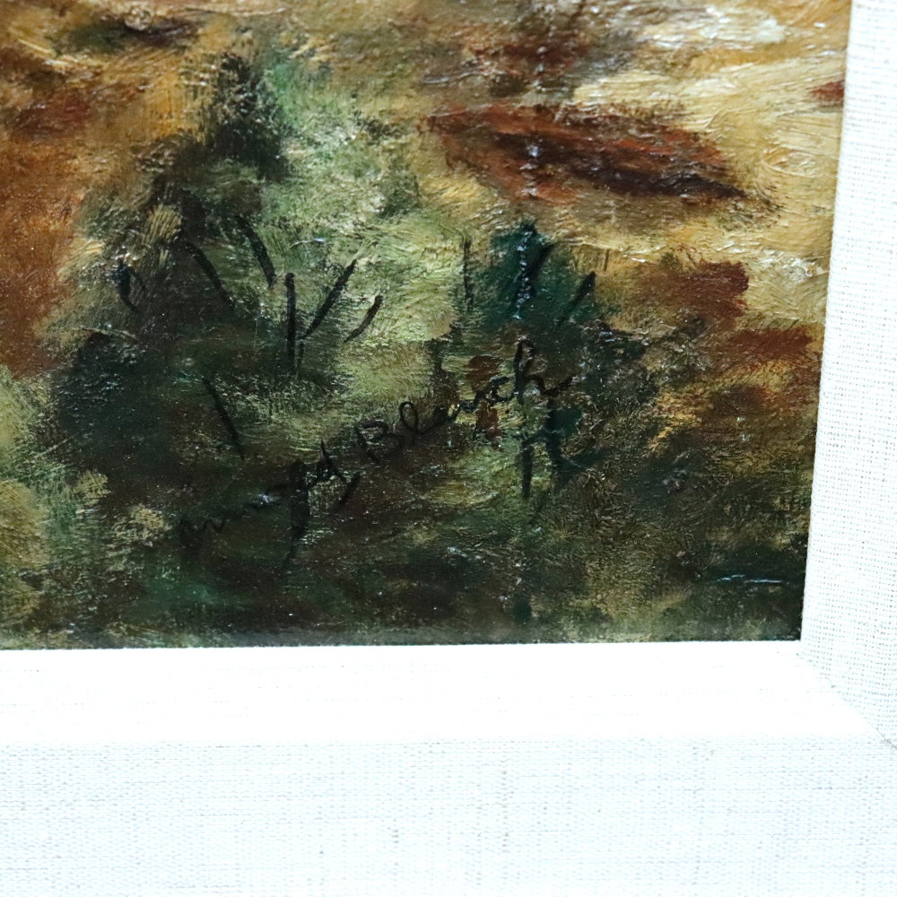 AW871: Arnold Blanch WPA Artist West Hurley, 1929 Oil on Canvas Painting