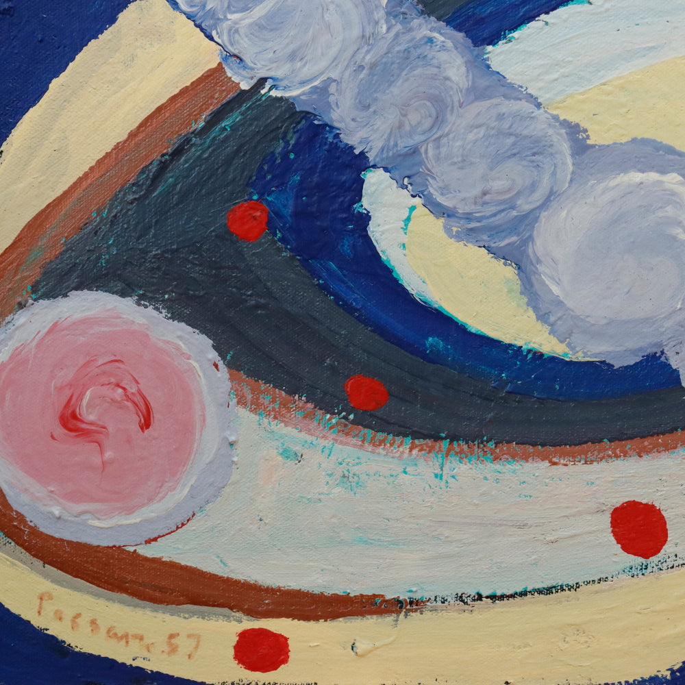 AW873: Anatoly Andreevich Passan - Sapkov Oil on Canvas Painting