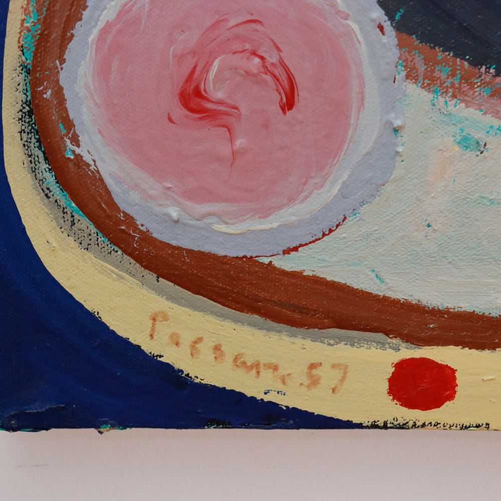 AW873: Anatoly Andreevich Passan - Sapkov Oil on Canvas Painting