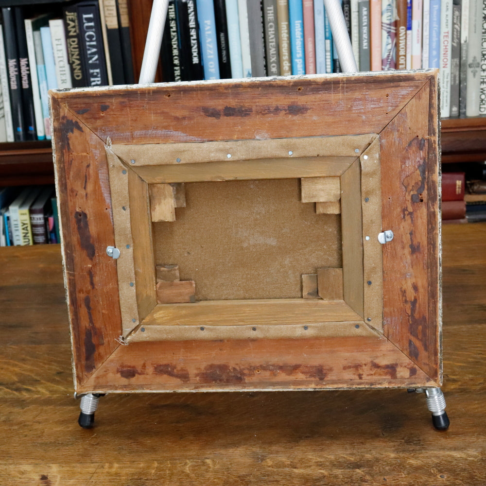 AW877: 19th Century Scottish Highlands Oil on Canvas Landscape Painting