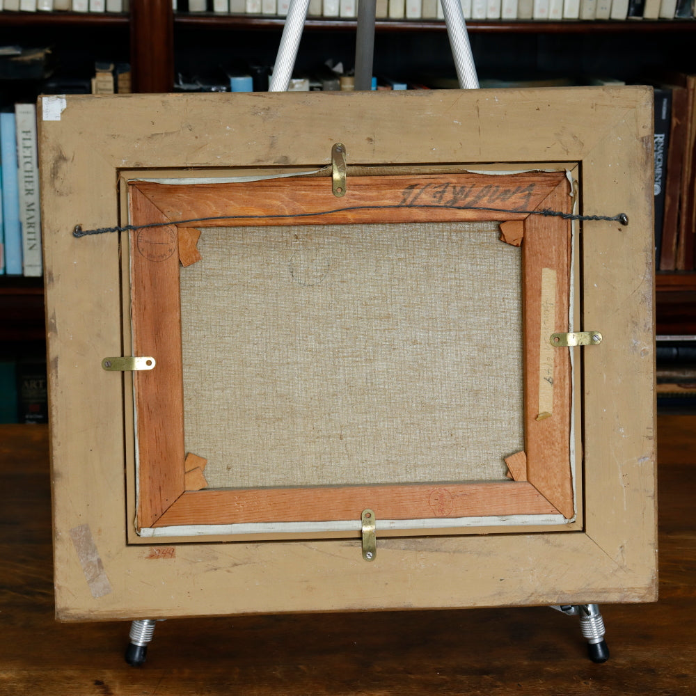 AW892: Edward Henry (Captain) Molyneux Impressionist Landscape Exhibited Hammer Galleries NYC