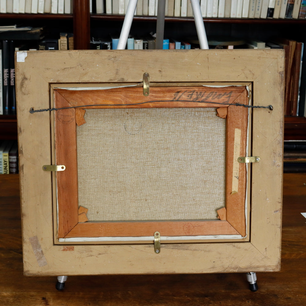 AW892: Edward Henry (Captain) Molyneux Impressionist Landscape Exhibited Hammer Galleries NYC