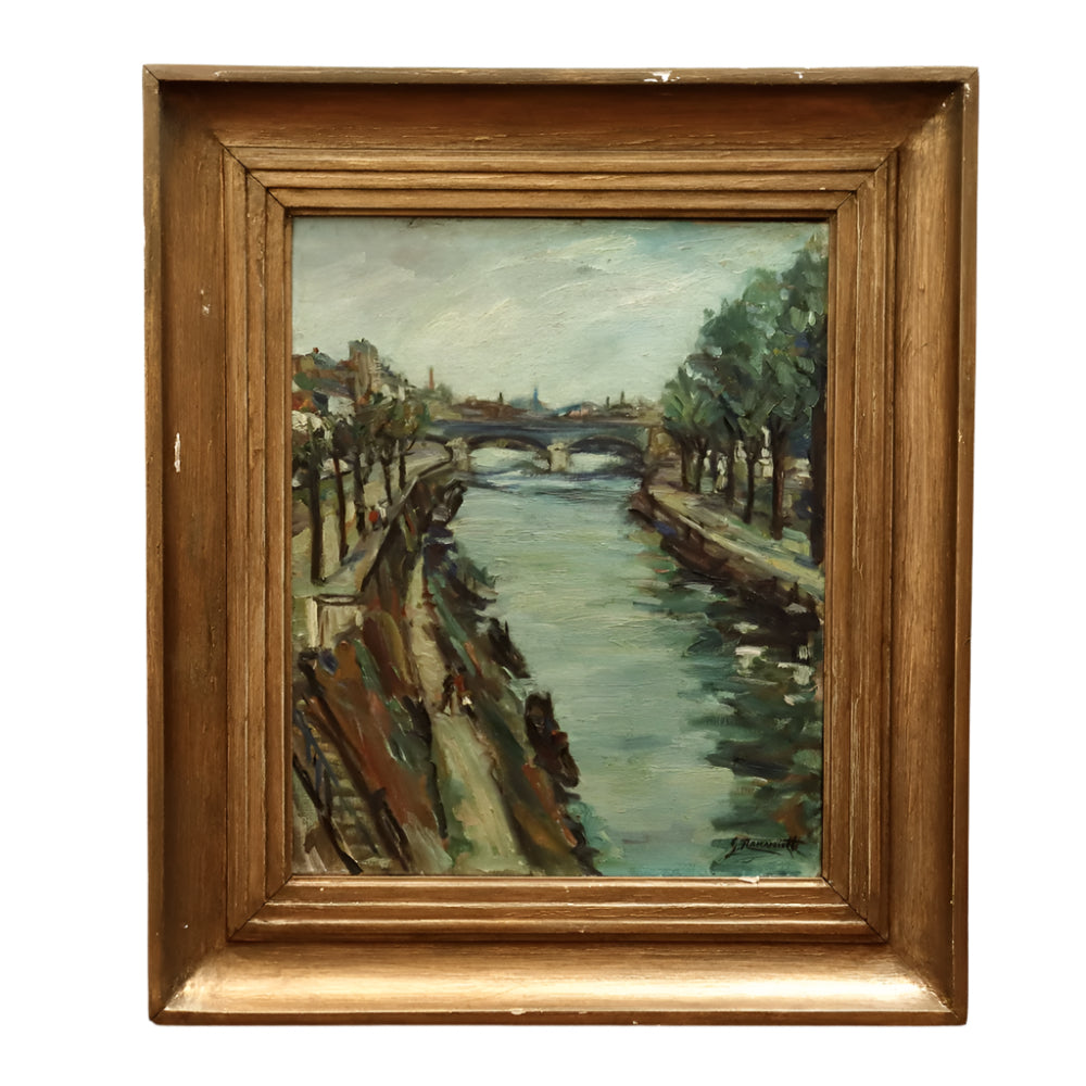 Lisandro Ramacciotti La Seine Paris Oil Painting | Work of Man
