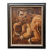 Arthur Smith Boxers WPA Oil on Masonite Board | Work of Man