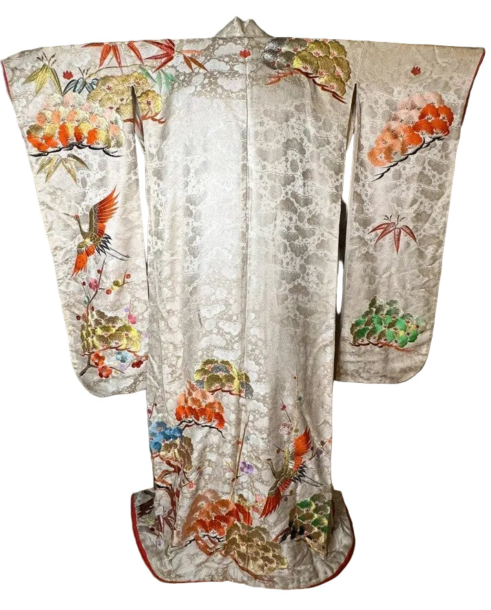 Vintage Pair Japanese Uchikate Wedding Kimonos | Work of Man