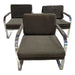 vintage-set-of-3-mid-20th-century-milo-baughman-style-cantilevered-lounge-chairs | Work of Man