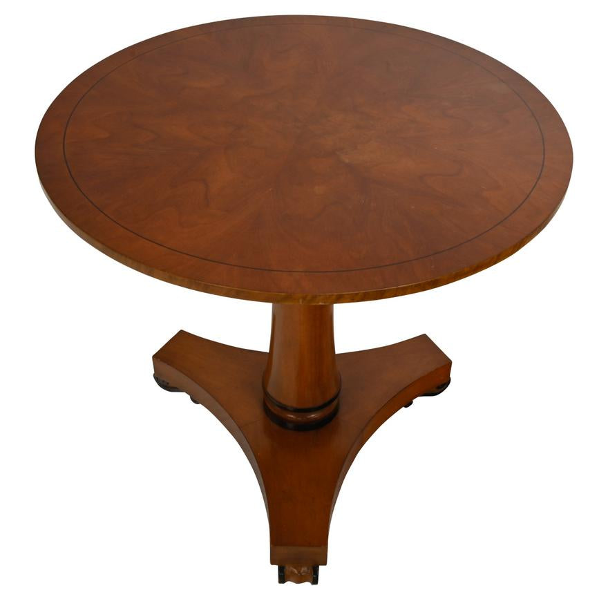 AF1-030:  ANTIQUE EARLY 20TH CENTURY BIEDERMEIER  STYLE PEDESTAL TABLE.