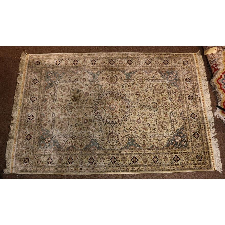 OR7-001: 20TH CENTURY TURKISH HEREKE SILK RUG