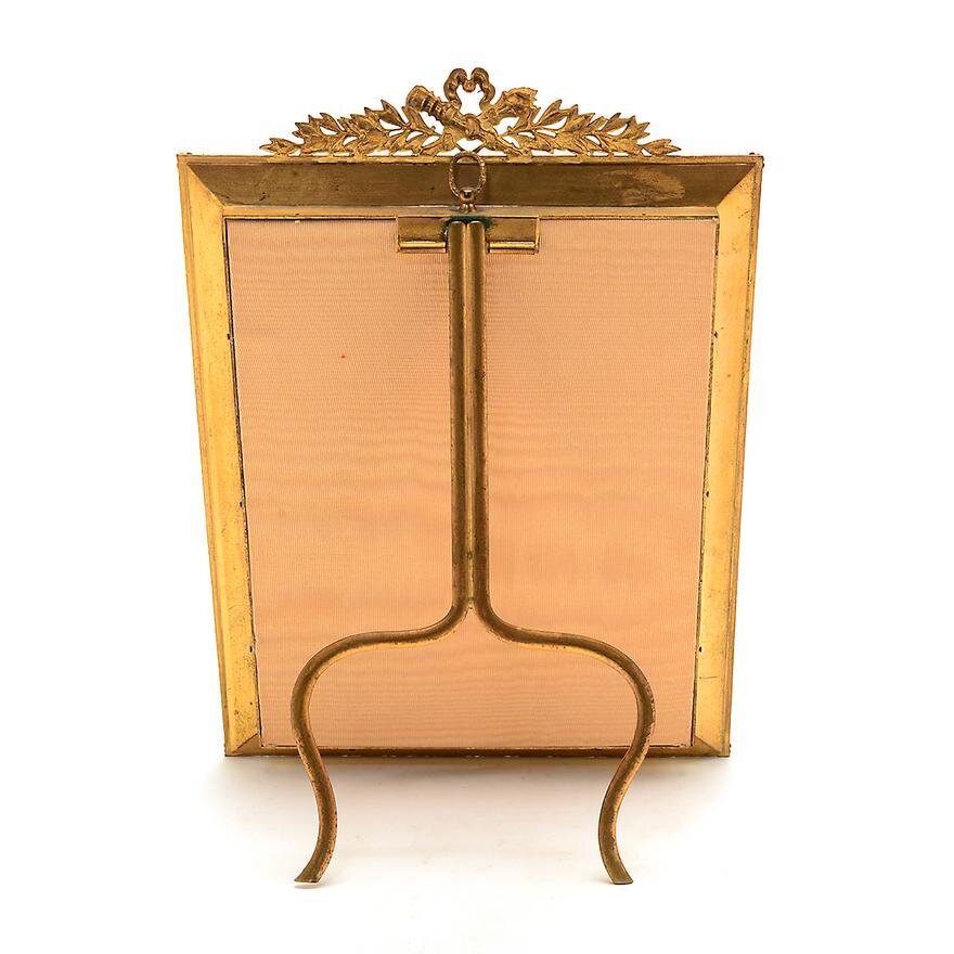 AW473: Antique French Napoleon Portrait Miniature Painted on Porcelain