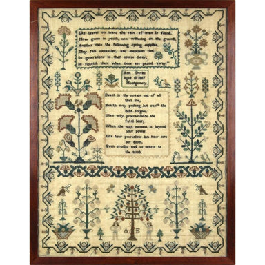 English School - Early 19th C Needlework Sampler | Work of Man