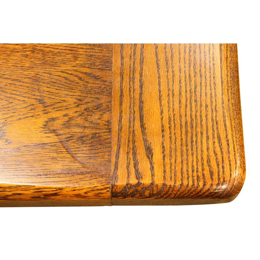 AF1-129: Antique Spanish Colonial Massive Wide Plank Oak Refectory Table from the Mission Inn, Riverside CA Early 20th Century