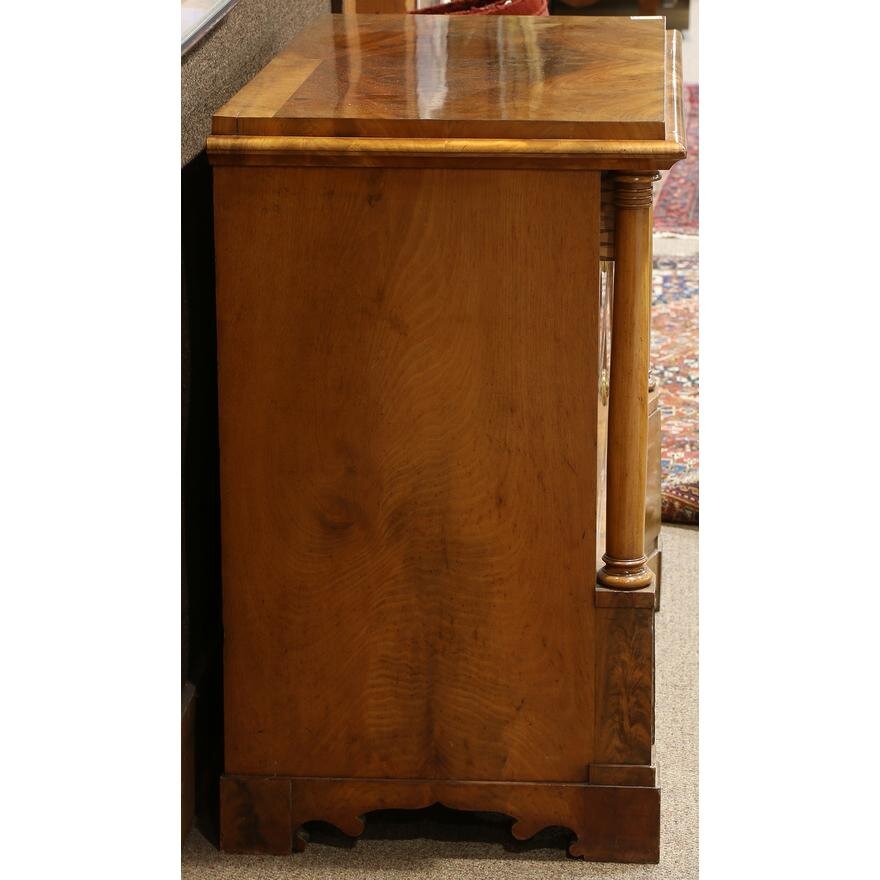 AF4-116: ANTIQUE EARLY 19TH CENTURY BIEDERMEIER  MAHOGANY CHEST