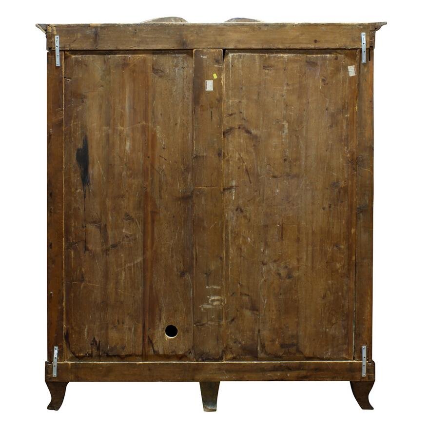 AF3-150: ANTIQUE EARLY 19TH CENTURY AUSTRIAN WALNUT ARMOIRE