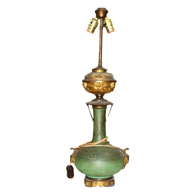 Pair of Late 19th Century Victorian Kerosene Lamps | Work of Man
