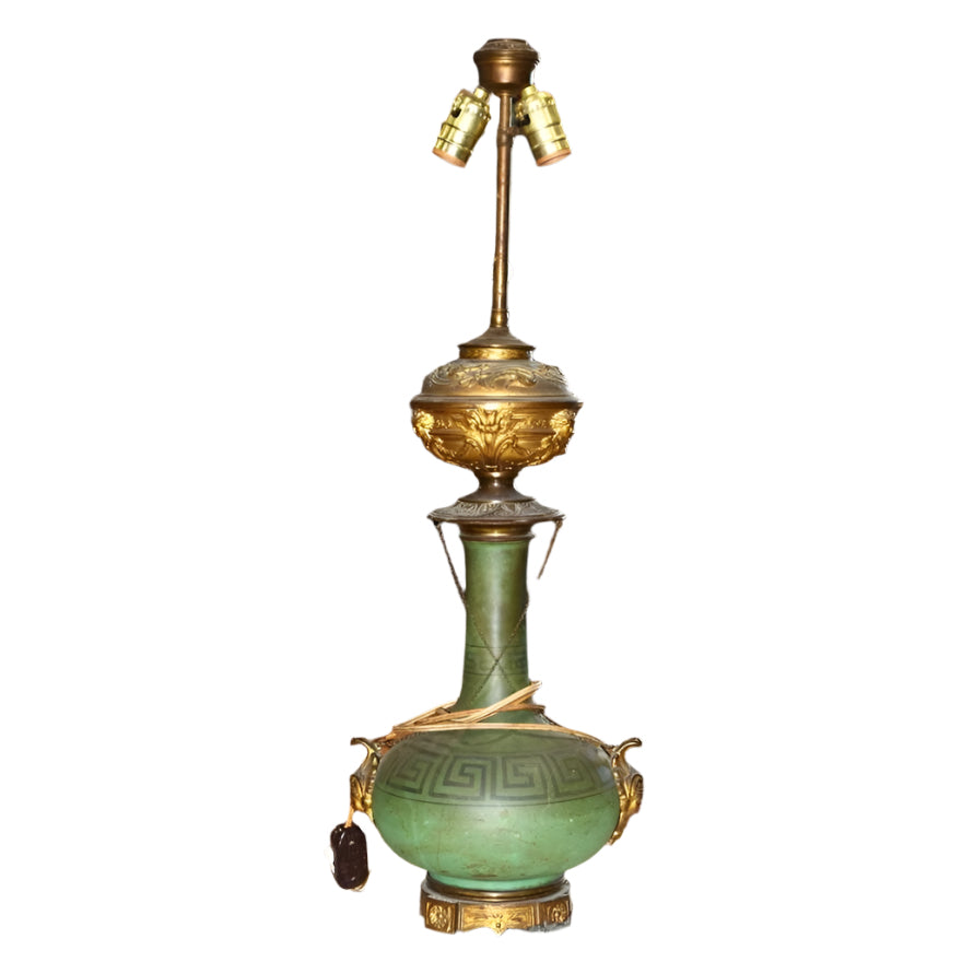 Pair of Late 19th Century Victorian Kerosene Lamps | Work of Man