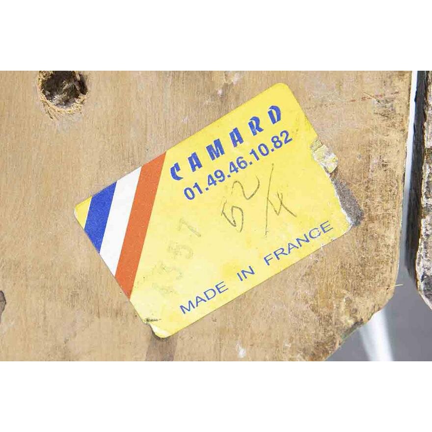 AA1-001: PAIR OF EARLY 20TH CENTURY CARVED AND POLYCHROME DECORATED CORINTHIAN CAPITALS