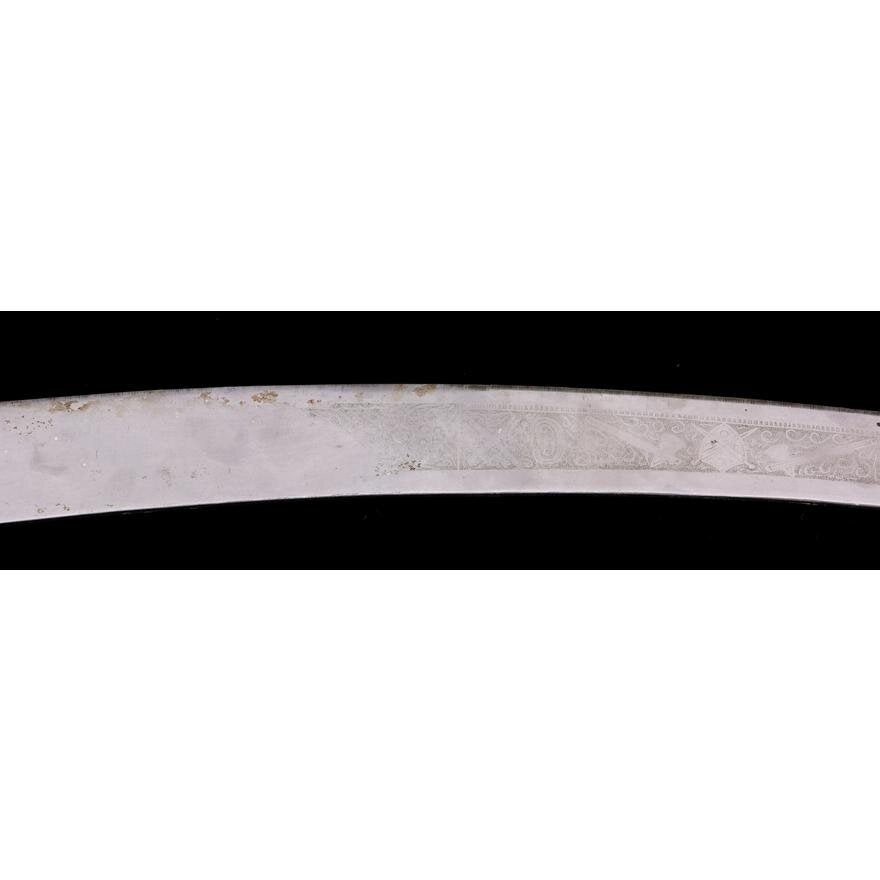 DA7-003: A CHINESE DAO (SABRE FOR SLASHING AND CHOPPING) FITTED WITH A DRAGON HEAD FINIAL 35