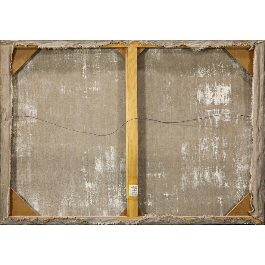 AW015: "NUDE MALES IN MOTION"  - D. KING - CIRCA 1994 - OIL ON CANVAS