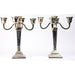 PAIR SHEFFIELD SILVER PLATE CANDELABRA | Work of Man