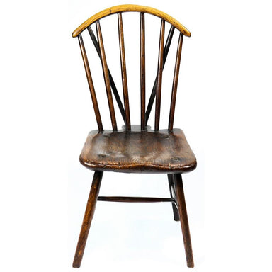 Antique 18th Century American Fan Back Windsor Chair | Work of Man