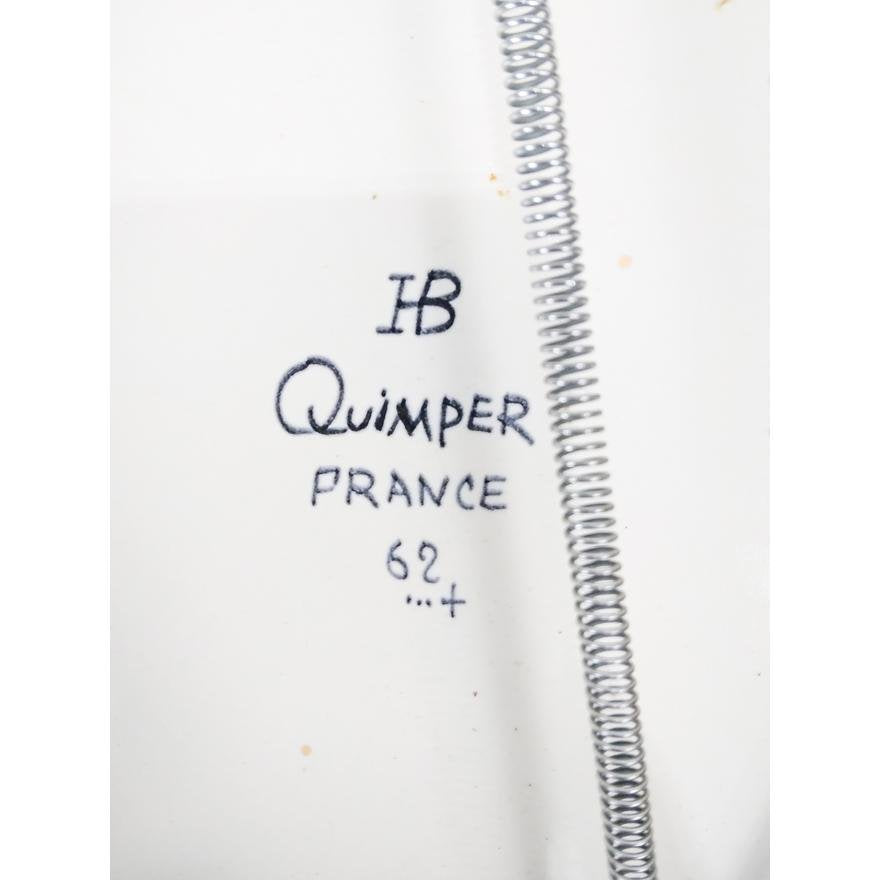 DA5-002: LATE 19TH CENTURY FRENCH QUIMPER OCTAGONAL CHARGER