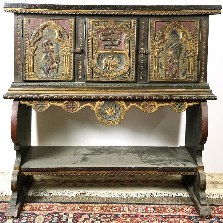 Antique SPANISH COLONIAL CUPBOARD | Work of Man
