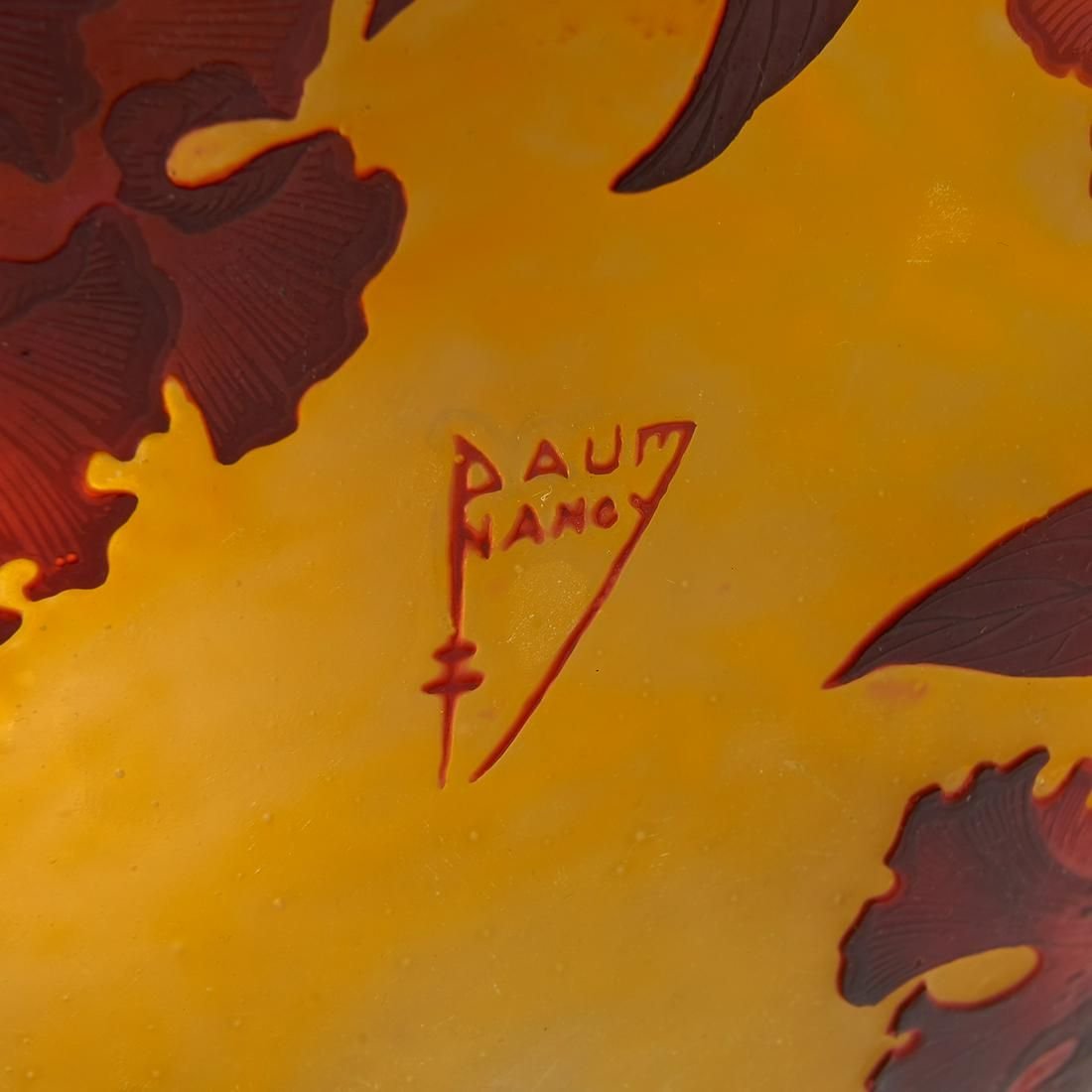 AL1-047: Antique Daum Nancy Early 20th Century Art Nouveau Plafonniere